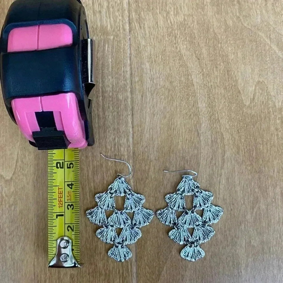 Sterling Silver Seashell Earrings - Picture 7 of 7